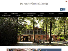 Tablet Screenshot of deamsterdamsemanege.nl